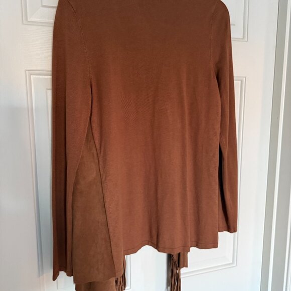 INC Fringed Cardigan L - Picture 5 of 5